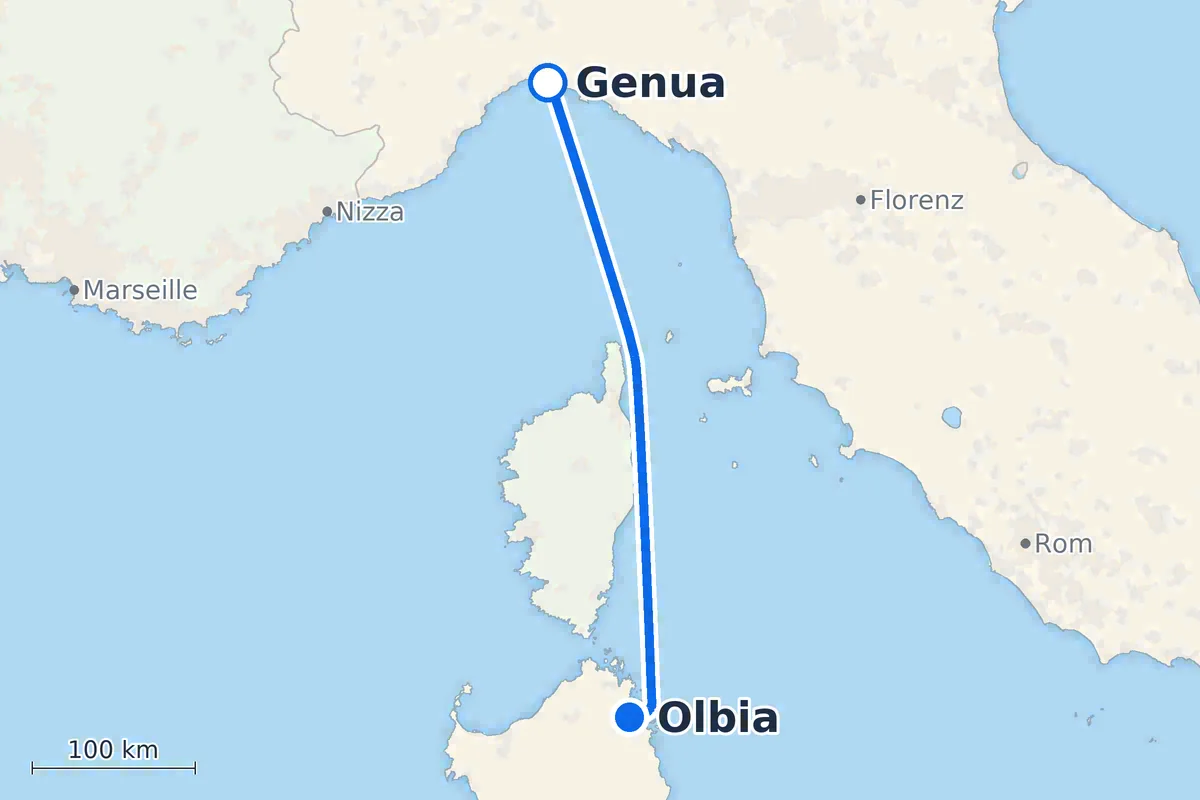 Genua - Olbia
